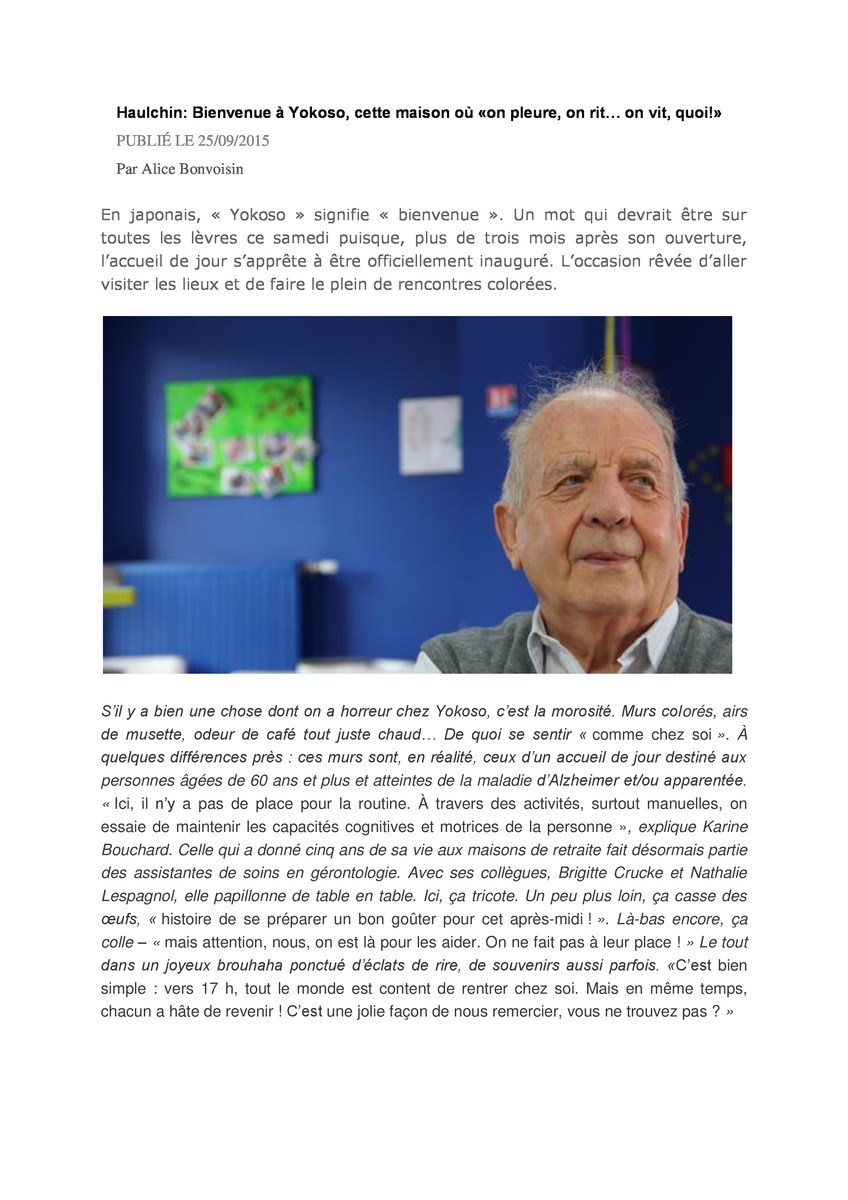 Article de presse
